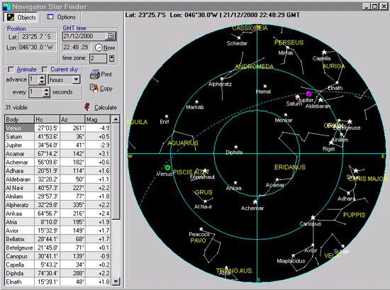 celestial navigation software free download